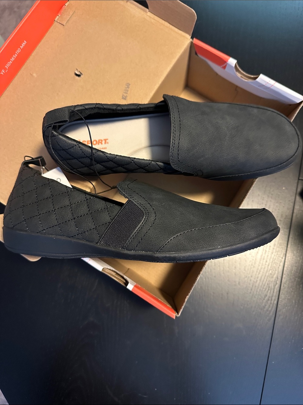 Men's Black Slip-On Casual Loafers